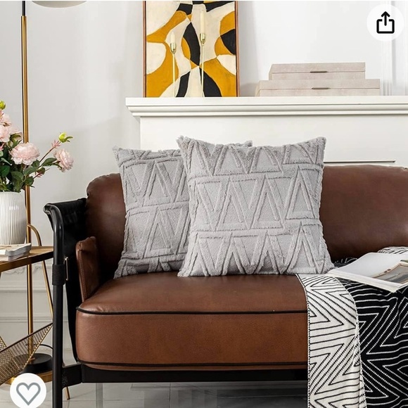 Amazon Other - Throw Pillow Covers Decorative Soft Velvet Farmhouse Boho Pillow Covers